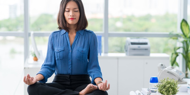 办公室瑜伽 Office yoga