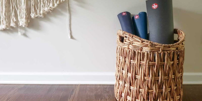 瑜伽垫收纳 Yoga mat storage