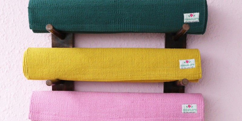 瑜伽垫收纳 Yoga mat storage