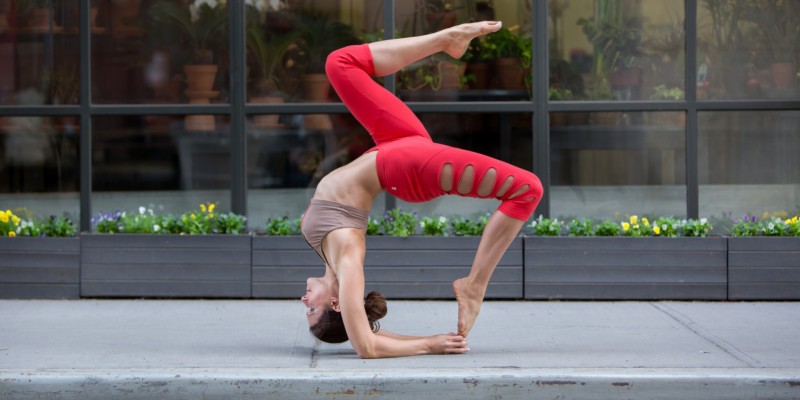 瑜伽后弯 Yoga back bend2