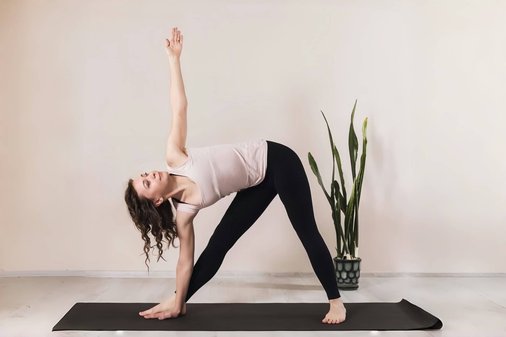 三角伸展式 Trikonasana