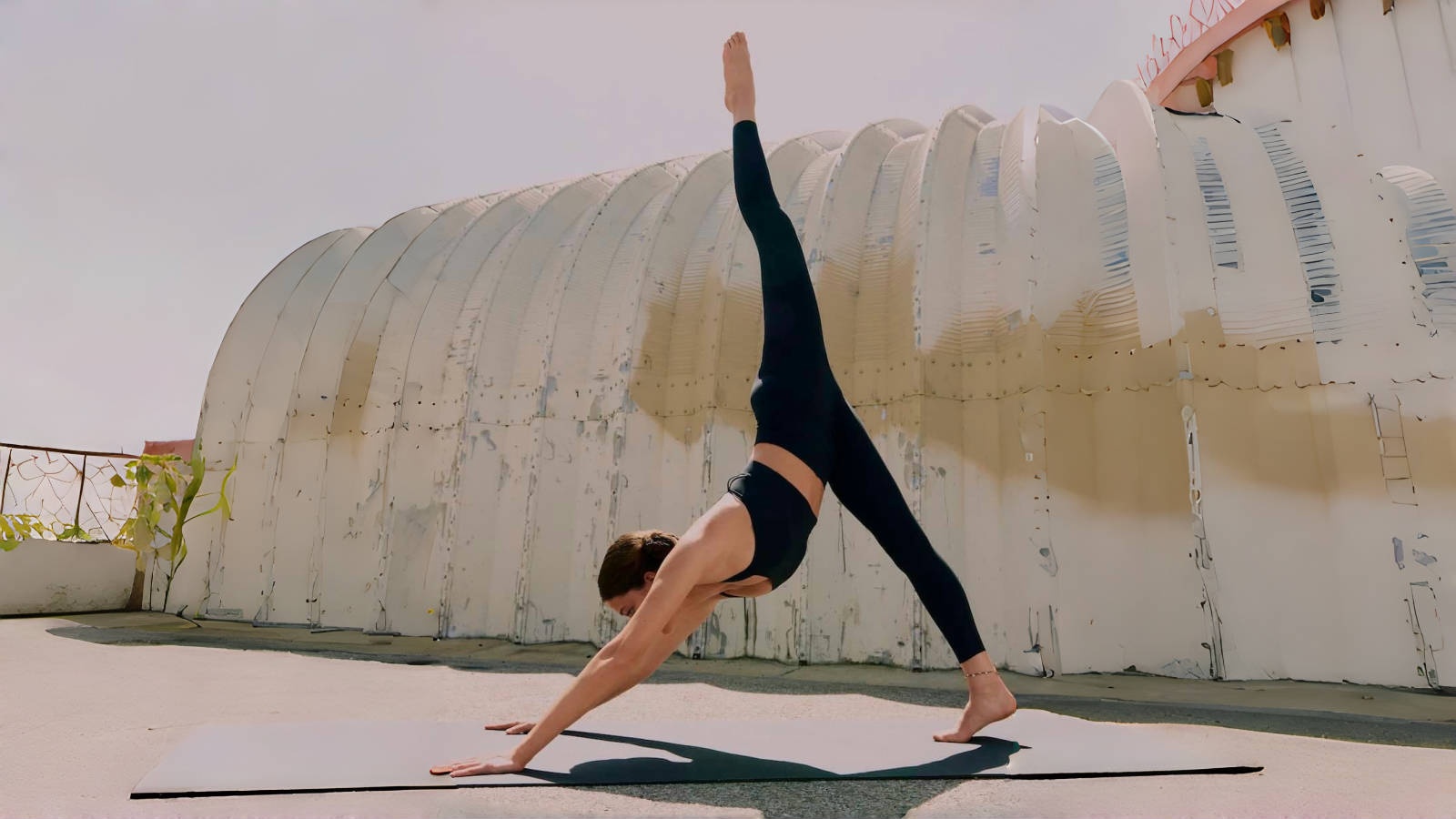 单腿下犬式 Eka Pada Adho Mukha Svanasana